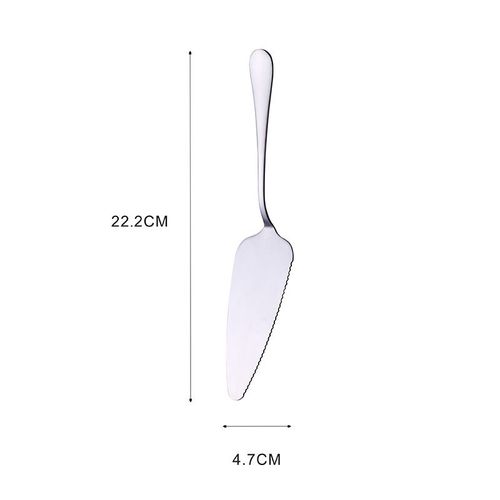 Couteau À Gâteau En Acier Inoxydable, Coupe-Pizza, Outils De Cuisson, Pelle À Gâteau En Acier Inoxydable, Fournitures De Fête, Couverts Polyvalents 1 Pièce
