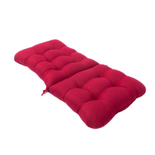 Coussins De Chaise À Bascule D'intérieur, Pour Banc Pivotant, Inclinable, Confortable, Noir/Rouge Vin