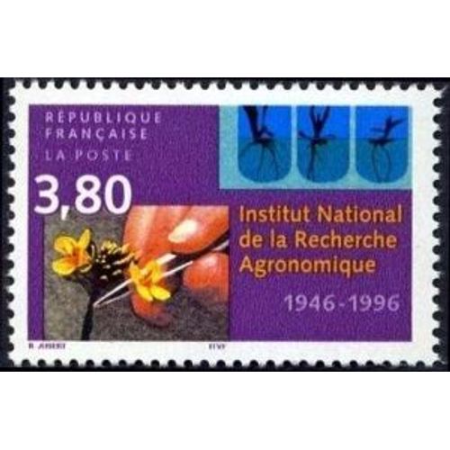 Timbre France 1996, Oblitéré - Institut National De La Recherche Agronomique - 3.80 Yt3001
