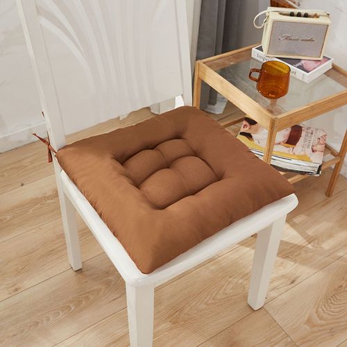Coussin De Chaise Rond Rembourré En Coton, 40x40cm, Pour Siège De Voiture Ou De Bureau