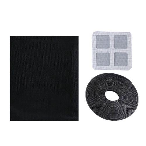 Bricolage Moustiquaire Avec Auto-Adhésif Bandes D'ouverture Et De Fermeture Moustiquaire Filet Anti-Mouche D'intérieur Maille Anti Moustiquaire 1pcs