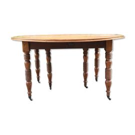 Table Ovale Ancienne Louis Philippe  6 Pieds Bois