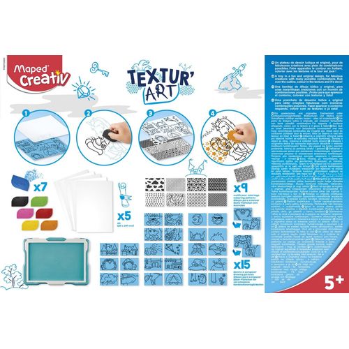 Creativ Table Dessin - Textur Art - Chateaux