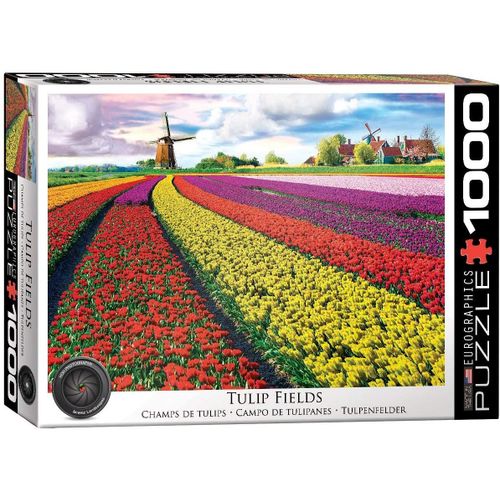 Eurographics - Puzzle - Tulipe Field-Pays-Bas 1000 Pièces