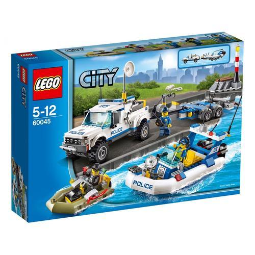 Lego City - L'intervention Du Bâteau De Police - 60045