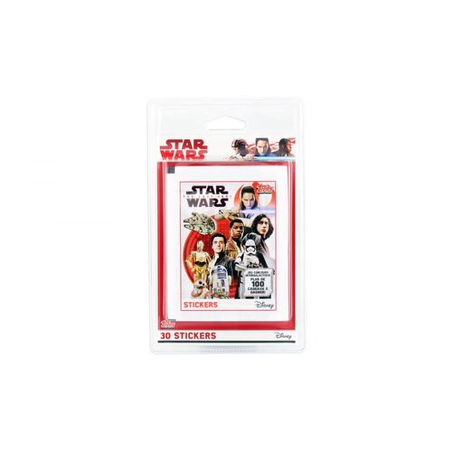 Topps Star Wars Episode Viii - 6 Pochettes De 5 Stickers Sous Blister
