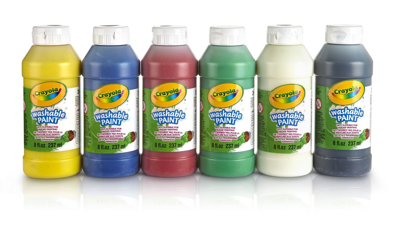 Crayola 6 Bouteilles de peinture lavable (3926) au meilleur prix