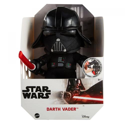 Peluches Star Wars - Dark Vador 18 Cm Lumineux - Peluche - Dès 3 Ans