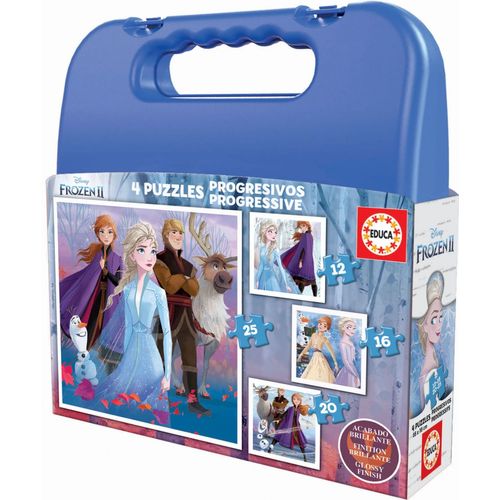 Educa Mallette Puzzles Progressifs Reine Des Neiges 2