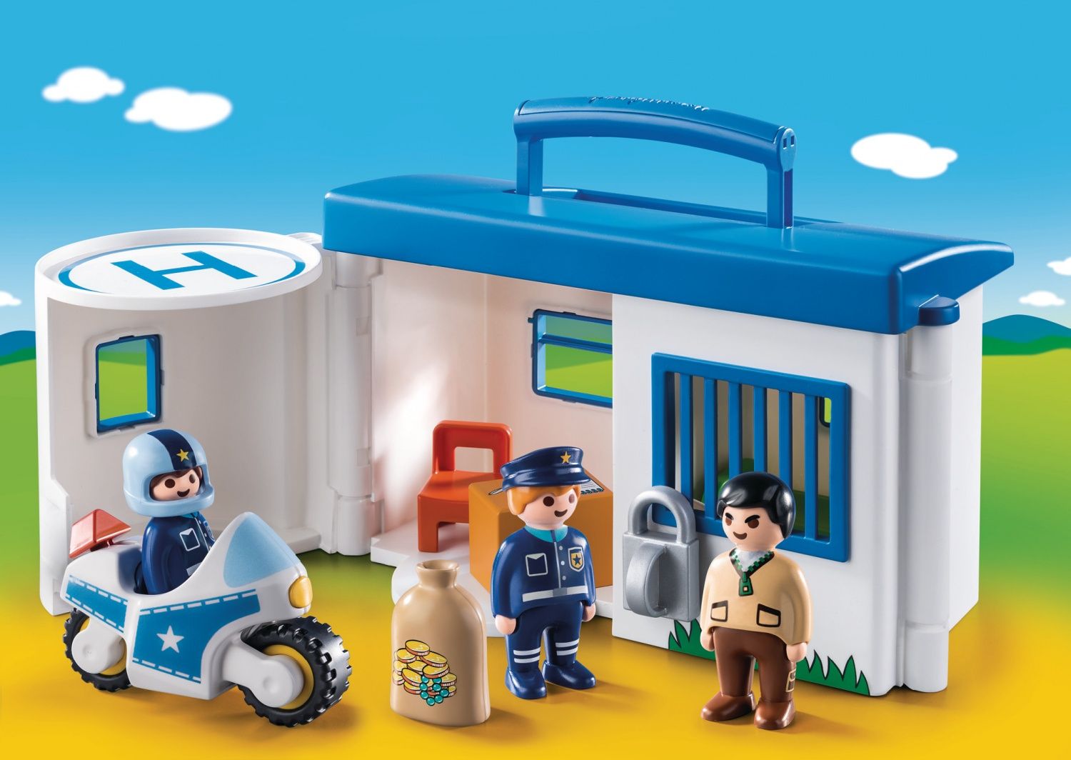 Playmobil 9382 - Commissariat De Police Transportable - 4