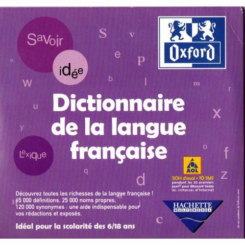 Dictionnaire De La Langue Française Oxford Pour Pc