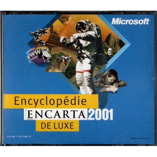 Encyclopédie Encarta 2001 De Luxe
