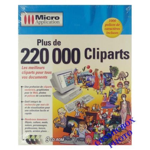 Logiciel Plus De 220000 Cliparts Micro Application 1000 Polices De Caractères