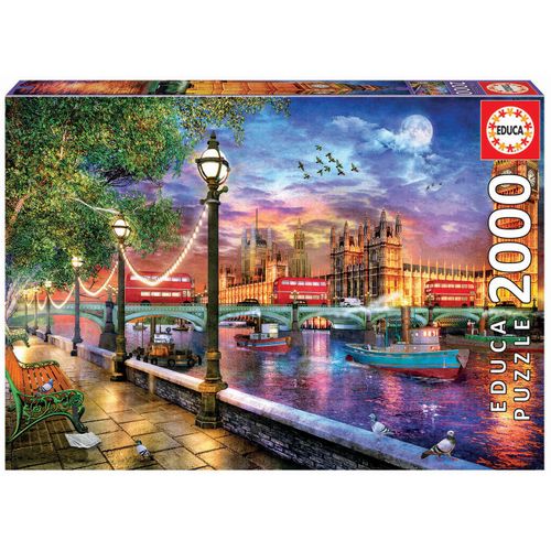 Genuine  2000 Londres Au Coucher Du Soleil