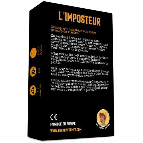 Acheter L'Imposteur - Oh Happy Games - Jeux de société