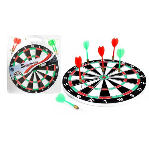 JOUETS D ÉTÉ SPORT Bl/cible rigide 4 flechettes metal