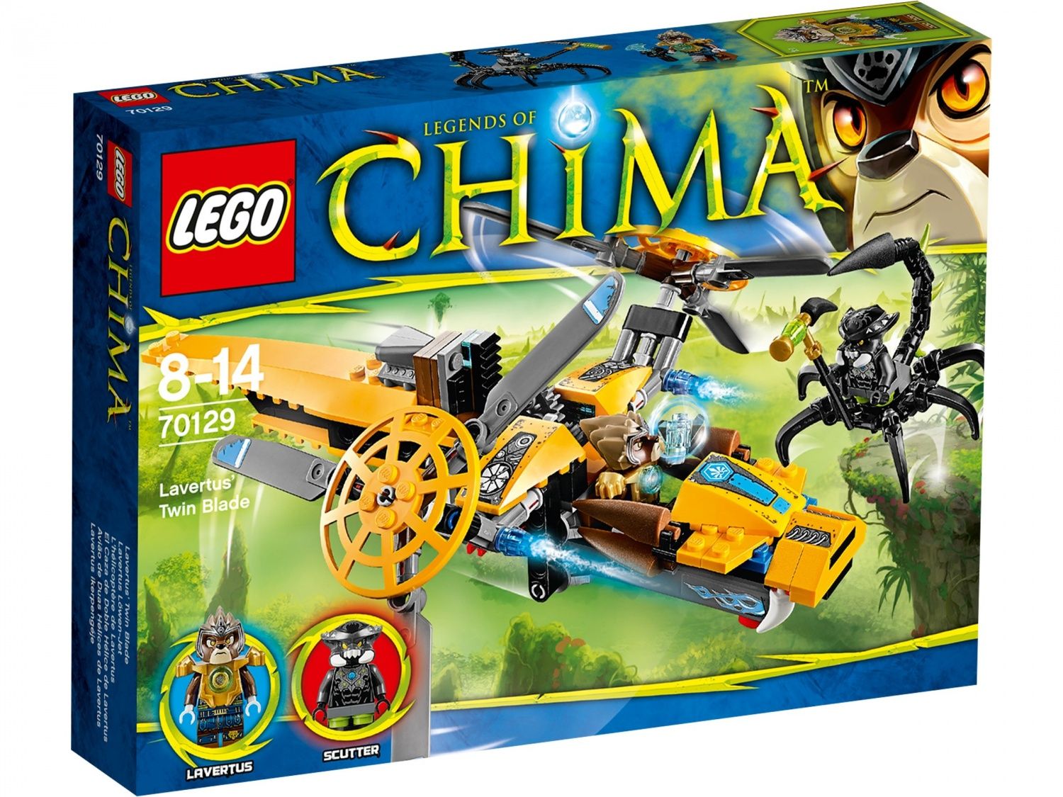 Lego Chima - L'hélicoptère De Lavertus - 70129