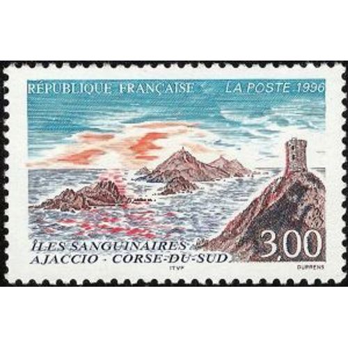 Timbre France 1996, Oblitéré - Iles Sanguinaires Ajaccio - Corse Du Sud - 3.00 Yt3019