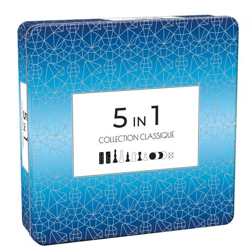 Coffret Metal 5 Jeux En 1 Collection Classique