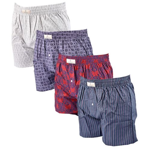 Boxer Long Cxl By Lacroix X4 Pack De 4 Calecons Cxl0229