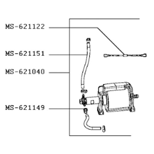 Fusible de pompe (repère MS-621122) Cafetière Expresso (MS-621122 KRUPS)
