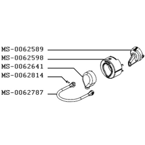 Buse d'écoulement (repère MS-0062589) Cafetière Expresso (MS-0062589 KRUPS)