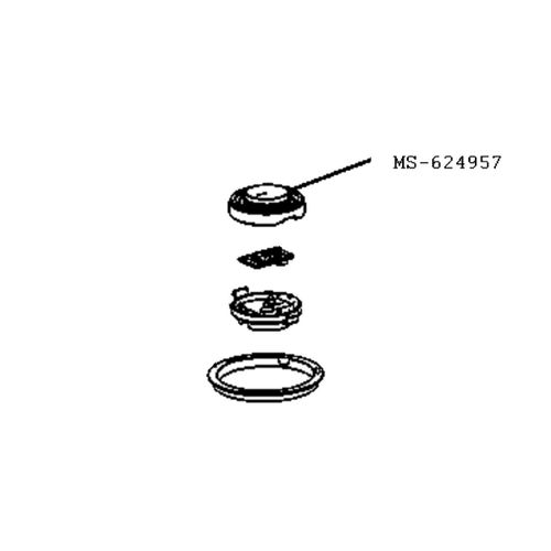 Bouton (repère MS-624957) - Cafetière, Expresso (MS-624957 KRUPS)