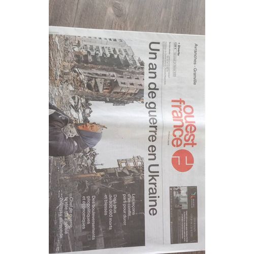 Ouest France Un An De  Guerre En Ukraine