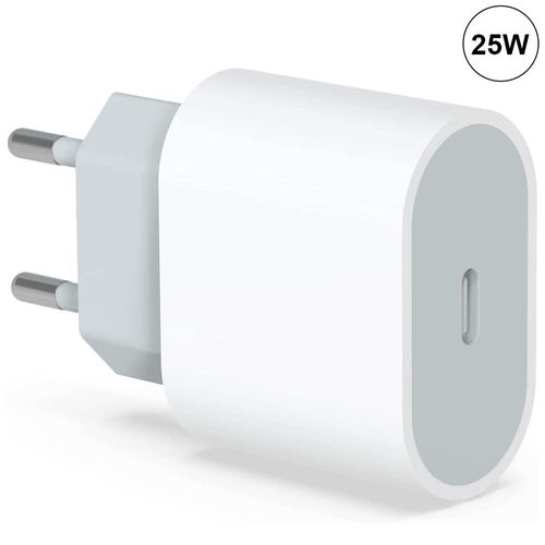 Chargeur Secteur Usb-C 25w Pour Redmi Note 11 Pro 4g/5g Note 11/11s - Blanc - E.F.Connection
