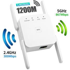 Répéteur WiFi GENERIQUE Répéteur wifi blanc sans fil 300 mbps extension  longue portée routeur amplificateur point d'accès pour booster de  signal