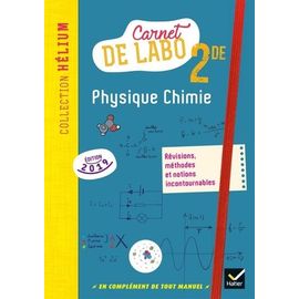 Physique Chimie 2nde - Carnet De Labo