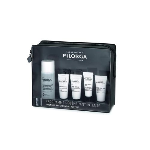 Filorga - Coffret 5 Pièces Programme Régénérant Ensemble Cadeau - Solution Micellaire Visage Et Yeux - Sérum Multi-Correcteur - Crème Multi-Correcteur - Contour Des Yeux Inversée 