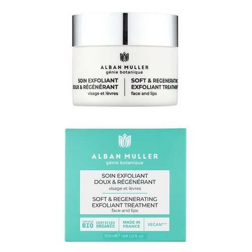 Soin Exfoliant Doux & Régénérant Visage Et Lèvres - Alban Muller - Certifié Bio Par Ecocert - 50ml 