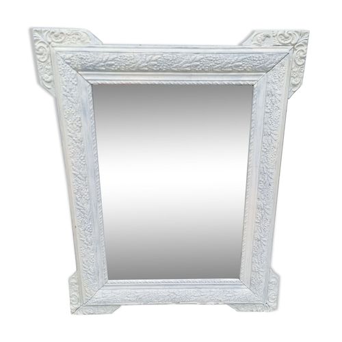 Miroir trumeau 69x89 blanc