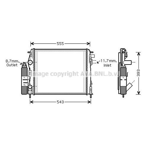 Module De Refroidissement Ava Cooling Systems Rtm323 D'origine