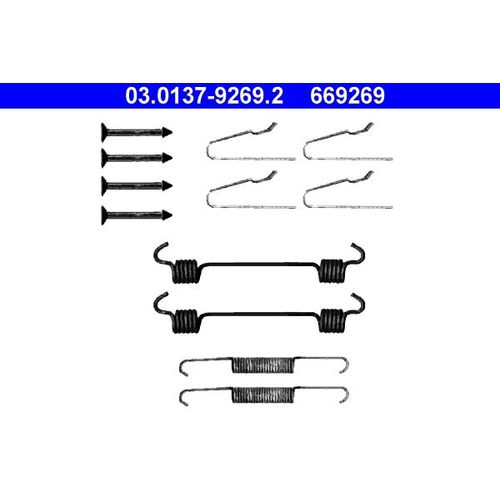 Kit D'accessoires, Mâchoires De Frein De Stationnement Ate 669269 D'origine