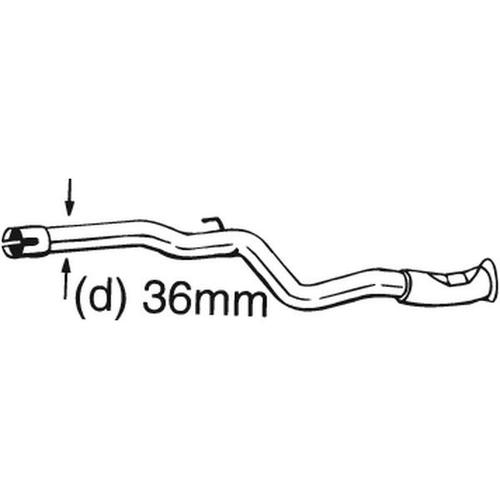 Tube De Réparation, Catalyseur Bosal 889167 D'origine