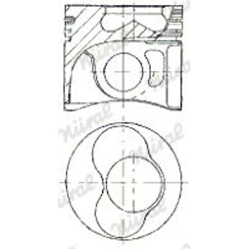 Piston Na¿Ral 87-114900-66 D'origine