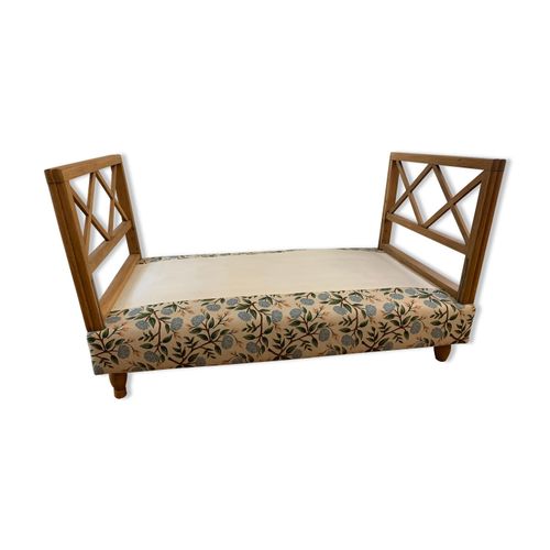 Banquette Canap Lit Enfant Bois Vintage Bohme Marron
