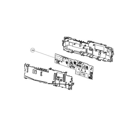 Module de puissance repère 186 - Sèche-linge (2969842702 BEKO)