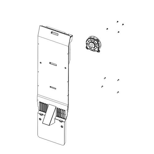 Cache évaporateur d'origine Réfrigérateur congélateur (DA97-19185A SAMSUNG)
