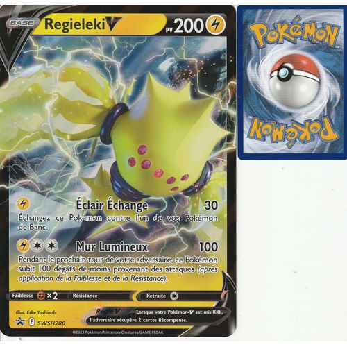 Carte Pokemon - Regieleki V - Swsh280 - Jumbo - Eb12,5 Zenith Supreme -