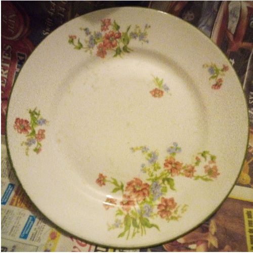 Vintage - Grande Assiette - Plate - Porcelaine De " Limoges "