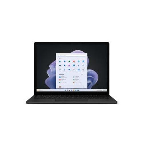 PC portable Microsoft Surface Laptop 5 - Intel Core i5 i5-1245U - 13.5" Écran tactile - 8 Go LPDDR5x-SDRAM - 512 Go SSD - Wi-Fi 6 (802.11ax) - Windows 11 Pro - Noir - Azerty