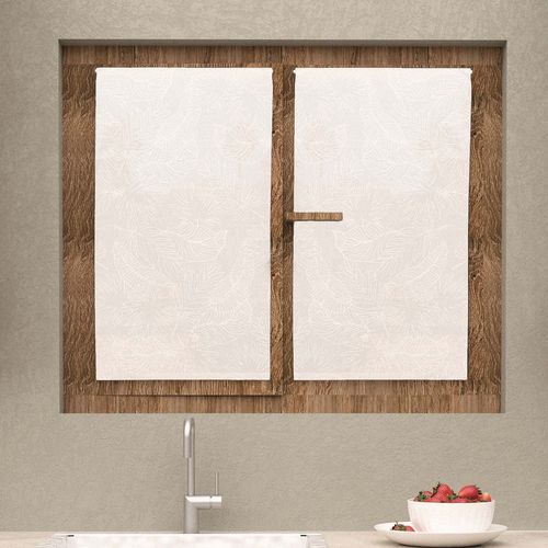 Paire De Brise Bise 45x90 Cm Celia Kaki, Par Soleil D'ocre
