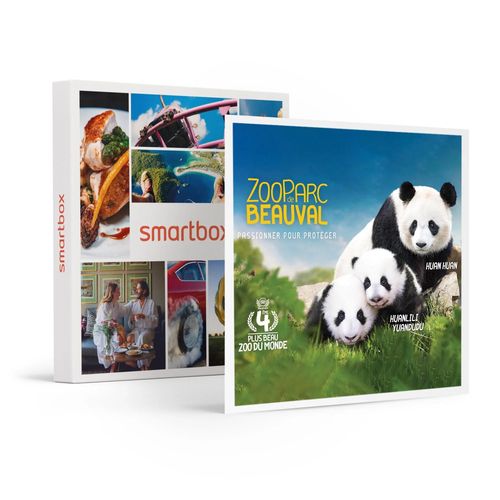 Billets Pour Le Zooparc De Beauval 2025 : 2 Entrées Adulte Et 1 Entrée Enfant Pour 1 Journée - Smartbox - Coffret Cadeau Multi-Thèmes