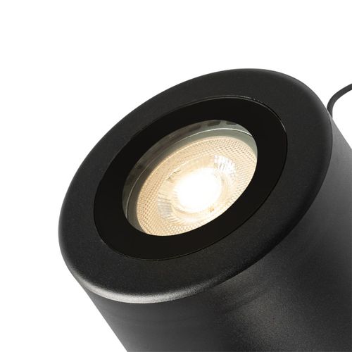 Qazqa Moderne Moderne Grondspot Zwart Rond Ip65 Ar111 - Lennard Aluminium Noir Rond / Extérieur / Jardin / Luminaire / Lumiere / Éclairage Gu10 Max. 1 X 50 Watt