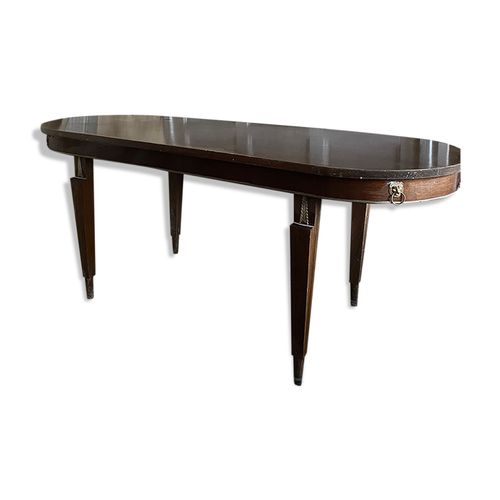 Table Ovale Accajou Bois