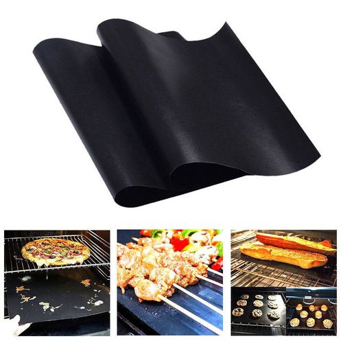 Tapis De Cuisson Réutilisable Pour Barbecue, 2 Pièces, Feuille De Cuisson Portable Pour Pique-Nique En Plein Air, Ustensile De Four Pour Barbecue