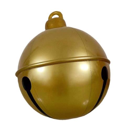 Ballon cloche gonflable 60CM, ornement décoratif de noël, décoration de fête à domicile, décorations de jardin en plein air, boule géante, artisanat